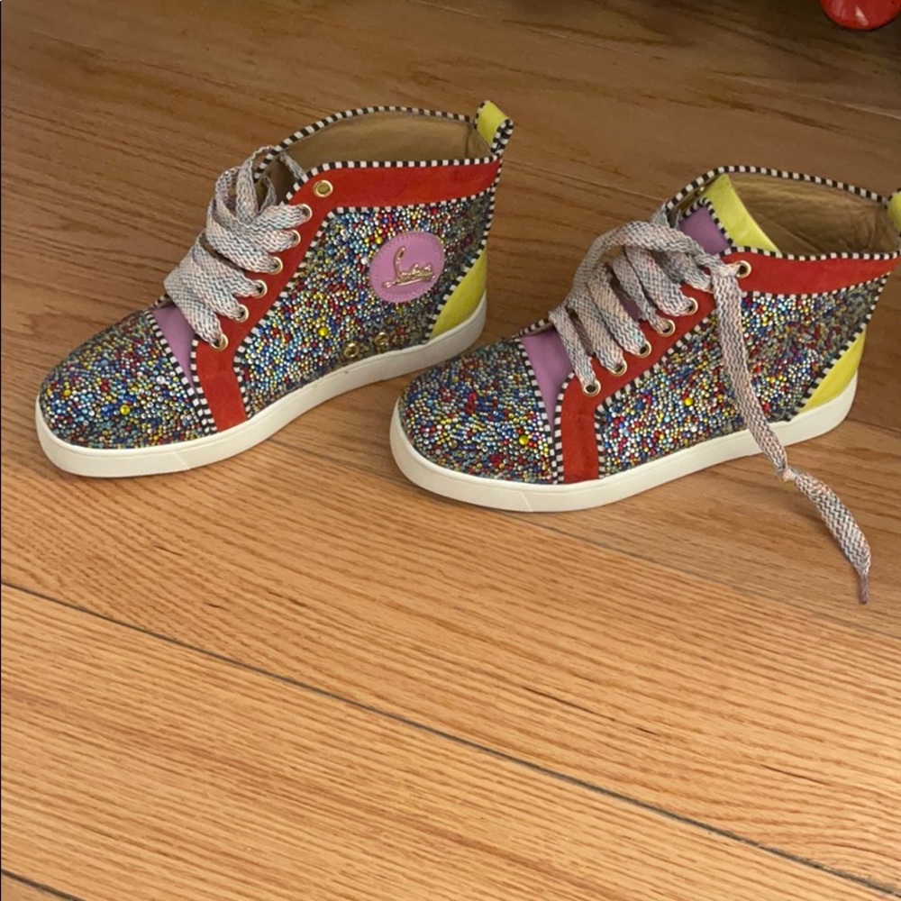 Christian Louboutin Glitter Sneakers